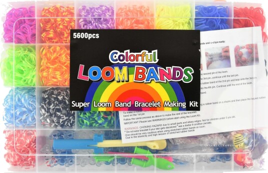 Robetoy Loom Bands 5600 Deler
