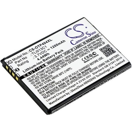 Alcatel OT-4043S batteri (1350 mAh 3.7 V, Sort)