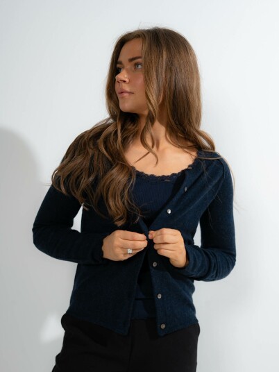 Rosemunde Laica Wool & Cashmere Cardigan Blå L