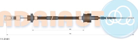 Clutchkabel ADRIAUTO 11.0161