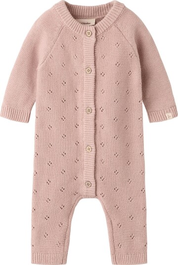 Lil"Atelier Nbnlaguna Ls Knit Suit Lil   ADOBE ROSE   56