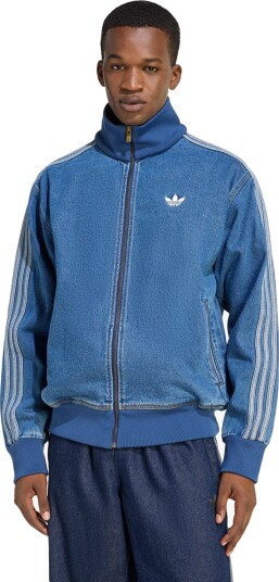 Sweatshirt adidas Adicolor Denim Firebird Track Top Medium Vintage Denim S Sweatshirt adidas Adicolor Denim Firebird Track Top Medium Vintage Denim S