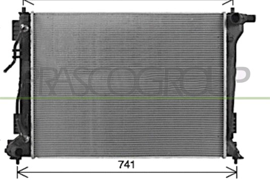 PRASCO HN806R001 Radiator motorkjøling