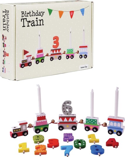 Barbo Toys Bursdagstog Med Tall Multi Patterned One Size
