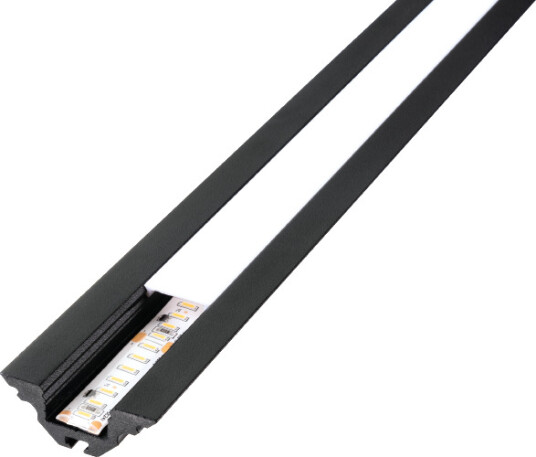 Sg StripLine 1,8m Sort profil hjørne