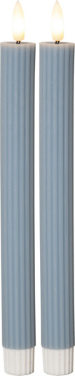 Star Trading Flamme Antikklys 2 pk LED Blå