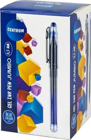 CENTRUM Fineliner with cap. Gel Ink. Blue