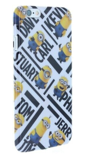 Minions Mobil Cover iPhone 6/6S Plast Name