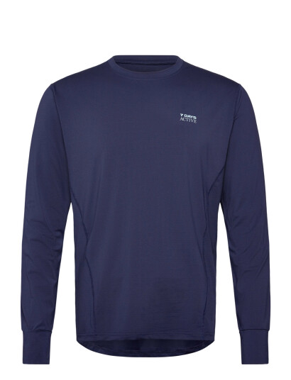 7 DAYS Active Training Long Sleeve Tee - Navy - S