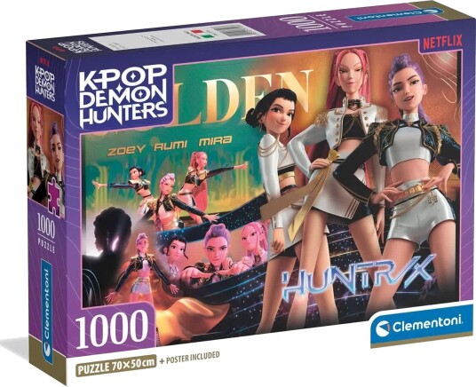 Clementoni Kpop Demon Hunters Puslespill   1000 brikker
