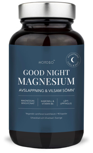 NORDBO - Good Night Magnesium Vegan 90 Capsules NORDBO - Good Night Magnesium Vegan 90 Capsules