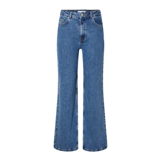 SELECTED FEMME Slfalice Hw Wide Long Wing Blu Jean Medium Blue Denim 30