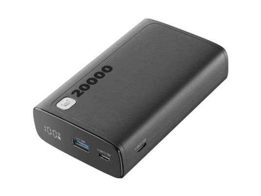 Cellularline Pbdispl01pd20000k, 20000 Mah, Lithium-Ion (Li-Ion), Power Delivery, Sort Cellularline Pbdispl01pd20000k, 20000 Mah, Lithium-Ion (Li-Ion), Power Delivery, Sort