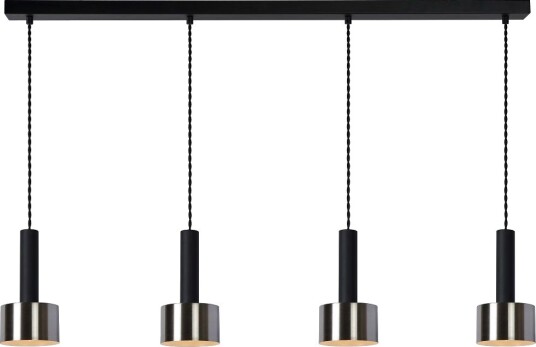 Teun 4 Pendelskinne Bredde 118 Cm Sort