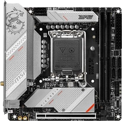 MSI MPG B760I Edge WiFi Mini-ITX Hovedkort med DDR5 og LGA1700 MSI MPG B760I Edge WiFi Mini-ITX Hovedkort med DDR5 og LGA1700