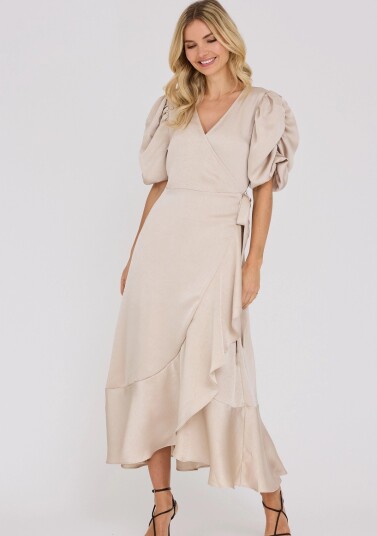 A View Sinda Dress Beige 42 A View Sinda Dress Beige 42