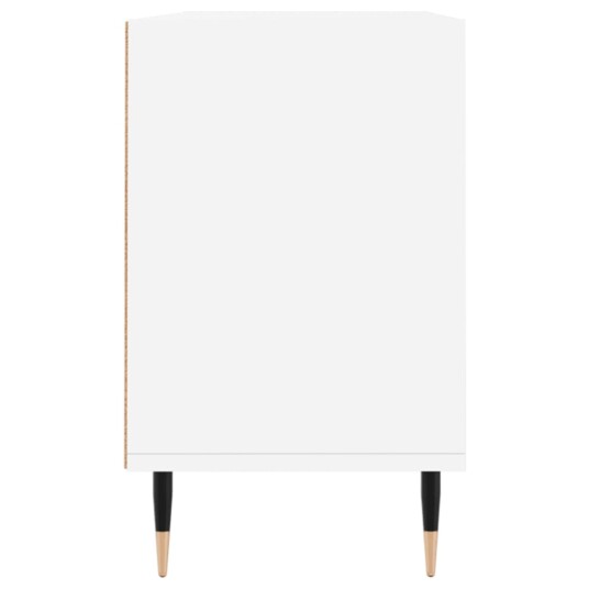 TV benk hvit 103,5x30x50 cm konstruert tre TV benk hvit 103,5x30x50 cm konstruert tre
