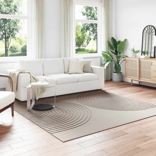 Områdetepper Torget GALATI Beige 240 x 240 cm Polyester Områdetepper Torget GALATI Beige 240 x 240 cm Polyester