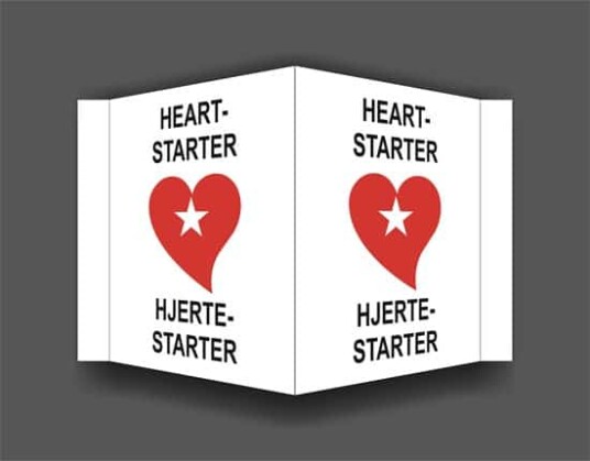 Hjertestarter Plog 15x15