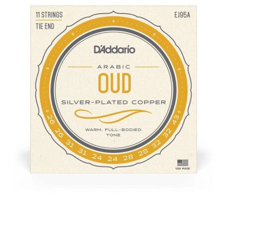 D'Addario EJ95A Strengesett Oud/11-str. Arabic Medium tension