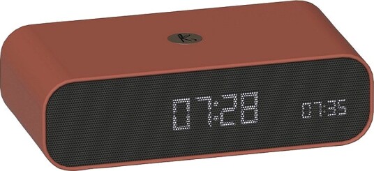 Kreafunk Vekkerklokke Wakie Wake Up light & Qi Rød