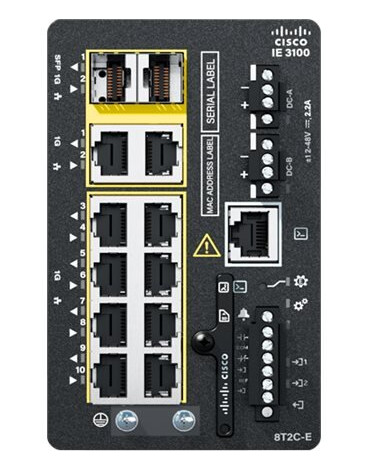 Cisco Catalyst Ie3105 Rugged Series - Network Essentials - Switch - Styrt - 8 X 10/100/1000 + 2 X Kombo Gigabit - Din-Skinnemonterbar