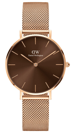 Daniel Wellington DW Klokke Petite Amber 32mm Roségull