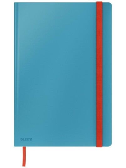 Leitz Cosy Soft Touch Notatbok Hardcover stor, ruter, sjøblå