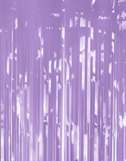 Lys Lilla Partygardin/Glittergardin 100x200 cm