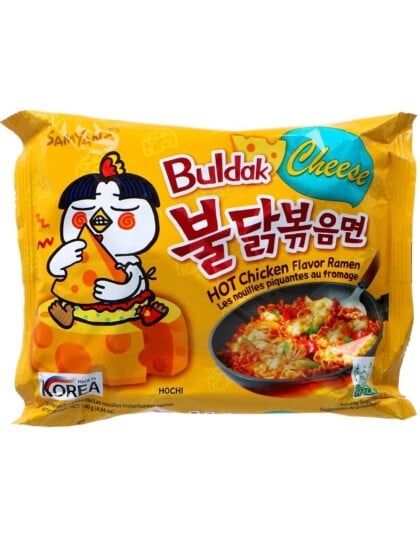 Samyang Buldak Hot Chicken Ramen Cheese 140 g Korea