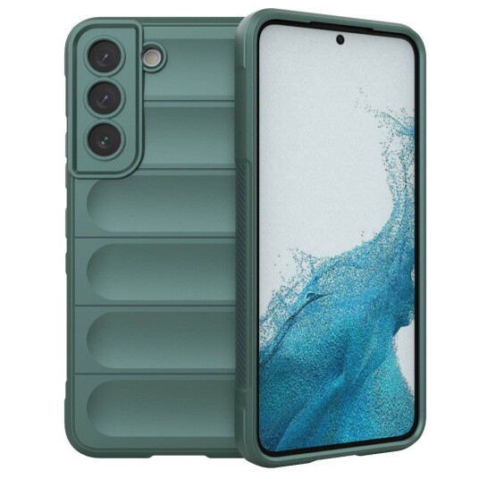 INCOVER Samsung Galaxy S22 Bakside Deksel m. Utskjæringer - Grønn