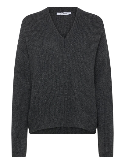 Soft Rebels Srwest V Neck Knit   Grey   XL