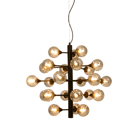 Aneta Lighting Cosmos Taklampe 24-armet IP20 Svart/Røyk 1639135-01-0 1639136-02-0 Aneta Lighting Cosmos Taklampe 24-armet IP20 Svart/Røyk 1639135-01-0 1639136-02-0