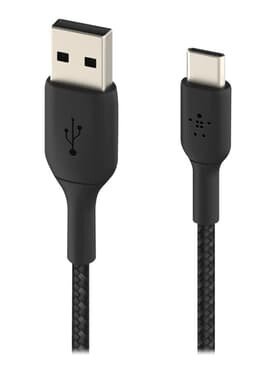 Belkin Boost Charge 2m USB-C Kabel Svart