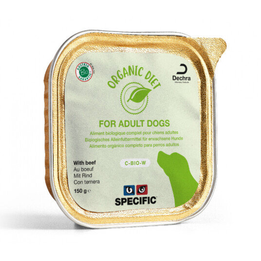 Specific Dog Organic With Beef Våtfôr Til Hund 5 X 150 G