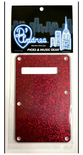D'Andrea St-Style Back Plate Red Sparkle