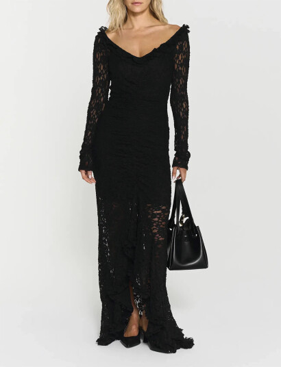 Twist & Tango Ashley Lace Dress   Black   XS