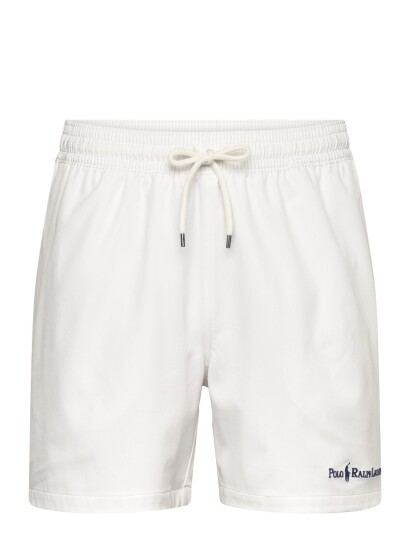 Polo Ralph Lauren 5.75 Inch Traveler Classic Swim Trunk White XL