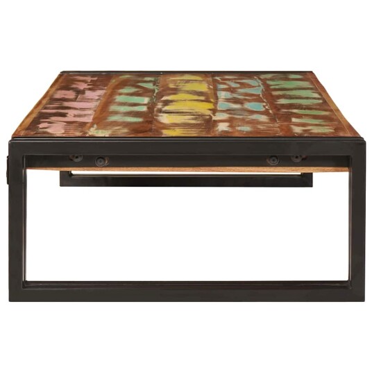  Badehylle med hylle 100 x 50 x 23 cm Massiv mango tre jern