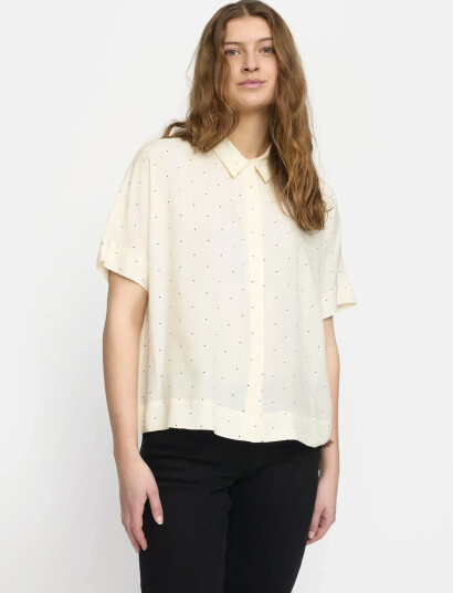 Soft Rebels Srmargot Freedom Dot Ss Shirt - Yellow - XS Soft Rebels Srmargot Freedom Dot Ss Shirt - Yellow - XS