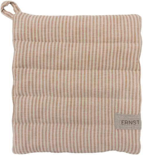 Ernst gryteklut stripete 23x25 cm Karamell beige Ernst gryteklut stripete 23x25 cm Karamell beige