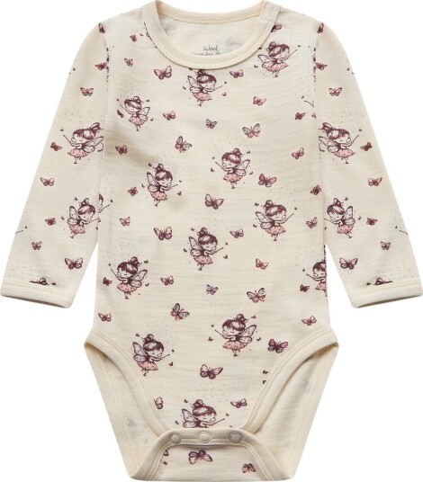 Hust & Claire HCBaloo Off White Ull/Bambus Body til Barn