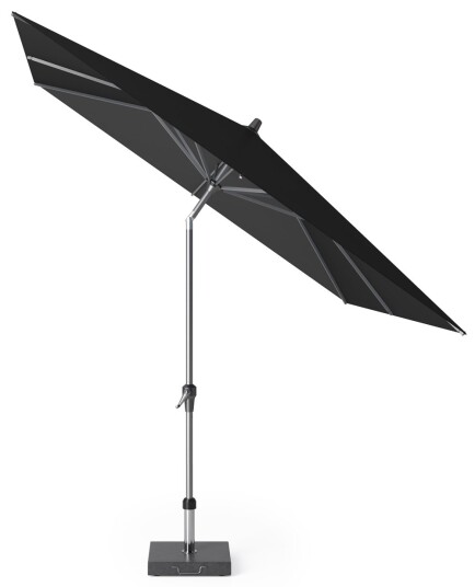 Platinum Riva parasoll Svart/grå exkl. parasollfot 2,5 x 2,5 m Svart