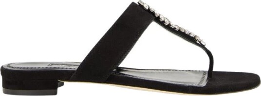 Manolo Blahnik Dame Sko Svart 36 EU, Manolo Blahnik Dame Sko Svart 36 EU,