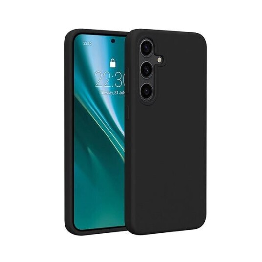 Etteri Silikondeksel for Samsung Galaxy S25 Plus Svart
