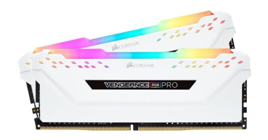 Corsair Vengeance RGB PRO DDR4-3200 32GB RAM med RGB-belysning Hvit