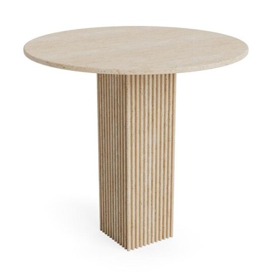 NORR11 SoHo Spisebord Ø80 Travertin NORR11 SoHo Spisebord Ø80 Travertin