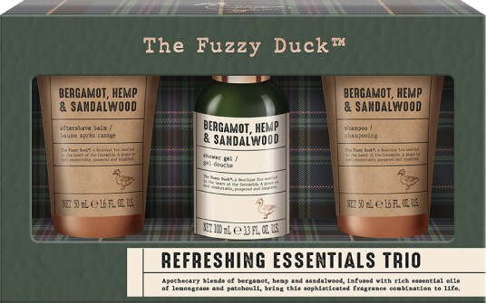 Baylis & Harding The Fuzzy Duck Bergamot Hemp & Sandalwood Men's Refreshing Essentials Gift Set 1 sett Baylis & Harding The Fuzzy Duck Bergamot Hemp & Sandalwood Men's Refreshing Essentials Gift Set 1 sett