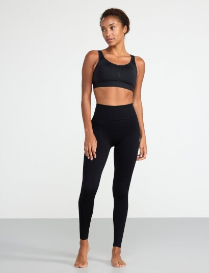 Lindex Bra Sport Venus Firm Support Black D x 85