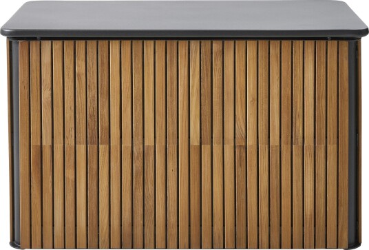 Cane-line Combine Puteboks liten, Teak m/lava grey aluminium Unoliving Cane-line Combine Puteboks liten, Teak m/lava grey aluminium Unoliving
